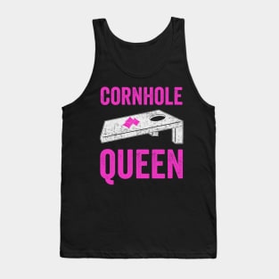 Cornhole Queen Funny Corn Hole For Women Tank Top